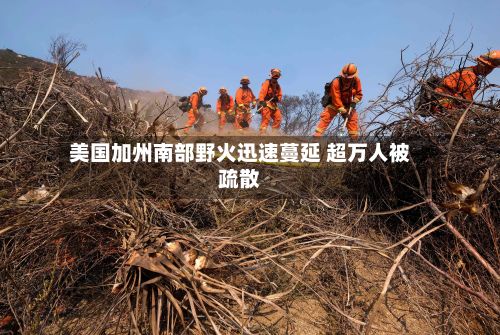 美国加州南部野火迅速蔓延 超万人被疏散