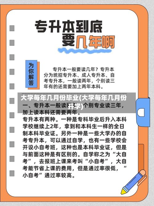 大学每年几月份毕业(大学每年几月份开学)-第2张图片