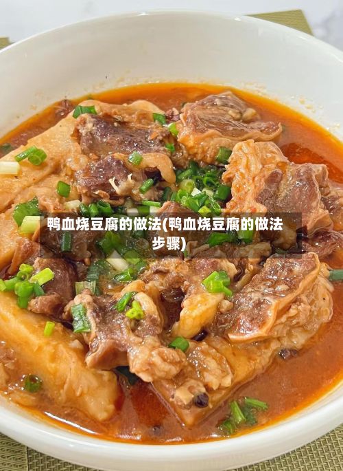 鸭血烧豆腐的做法(鸭血烧豆腐的做法步骤)