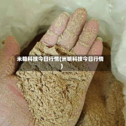 米糠科技今日行情(洲明科技今日行情)-第3张图片