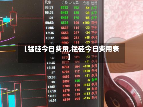 【锰硅今日费用,锰硅今日费用表】