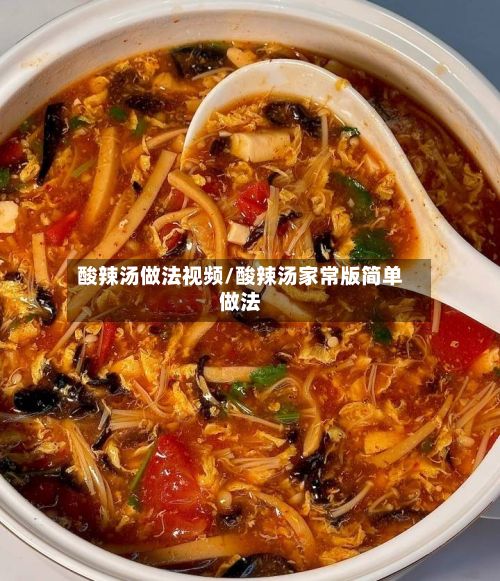 酸辣汤做法视频/酸辣汤家常版简单做法