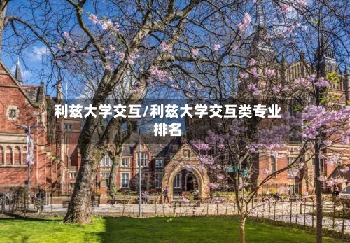 利兹大学交互/利兹大学交互类专业排名-第3张图片