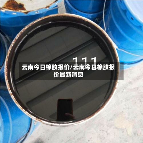 云南今日橡胶报价/云南今日橡胶报价最新消息-第2张图片