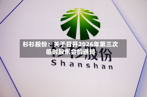 杉杉股份：关于召开2026年第三次临时股东会的通知