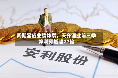 周期显威业绩炸裂，天齐锂业前三季净利预增超27倍