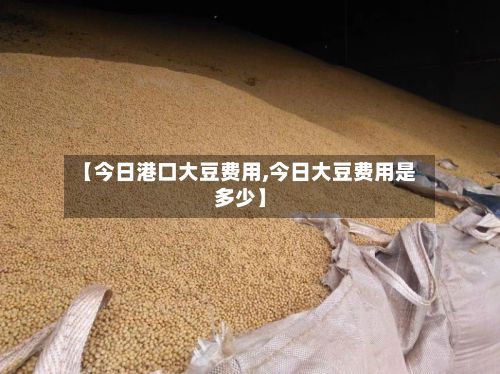 【今日港口大豆费用,今日大豆费用是多少】-第2张图片
