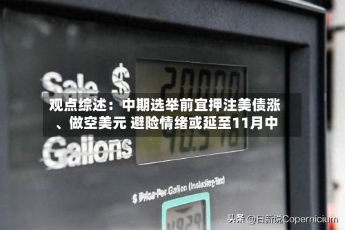 观点综述：中期选举前宜押注美债涨	、做空美元 避险情绪或延至11月中-第3张图片