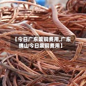 【今日广东废铜费用,广东佛山今日废铜费用】