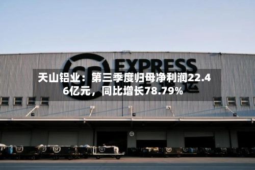 天山铝业：第三季度归母净利润22.46亿元，同比增长78.79%-第2张图片