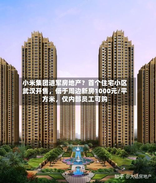 小米集团进军房地产？首个住宅小区武汉开售，低于周边新房1000元/平方米，仅内部员工可购-第3张图片