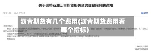 沥青期货有几个费用(沥青期货费用看哪个指标)-第2张图片