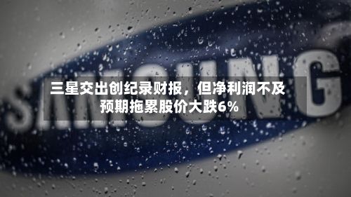 三星交出创纪录财报，但净利润不及预期拖累股价大跌6%-第1张图片