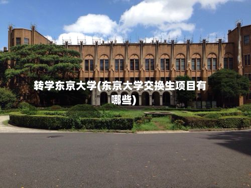转学东京大学(东京大学交换生项目有哪些)-第3张图片