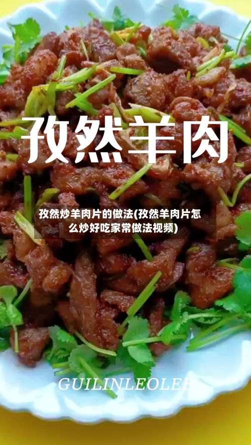 孜然炒羊肉片的做法(孜然羊肉片怎么炒好吃家常做法视频)