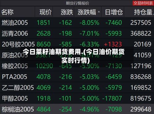 今日莱籽油期货费用.(今日油价期货实时行情)-第3张图片