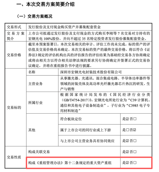 301314，重大资产重组方案公布！明天复牌